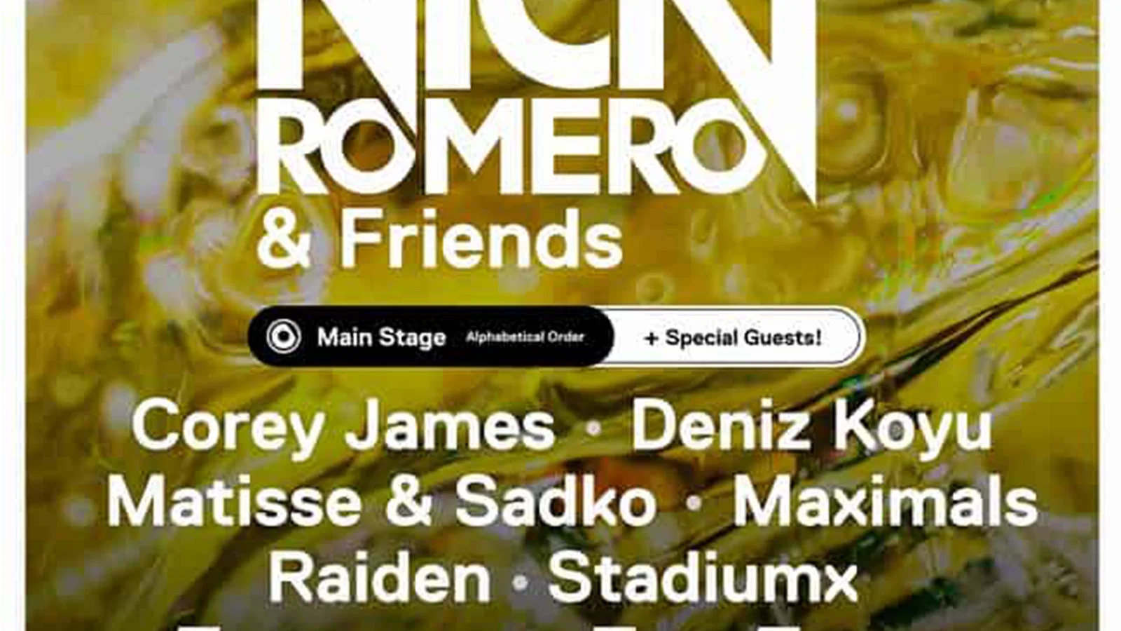 Nicky Romero & Friends background